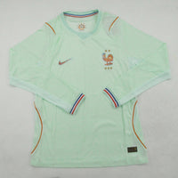 France 2026 Light Blue/Red Trim Away Long Sleeve Jersey