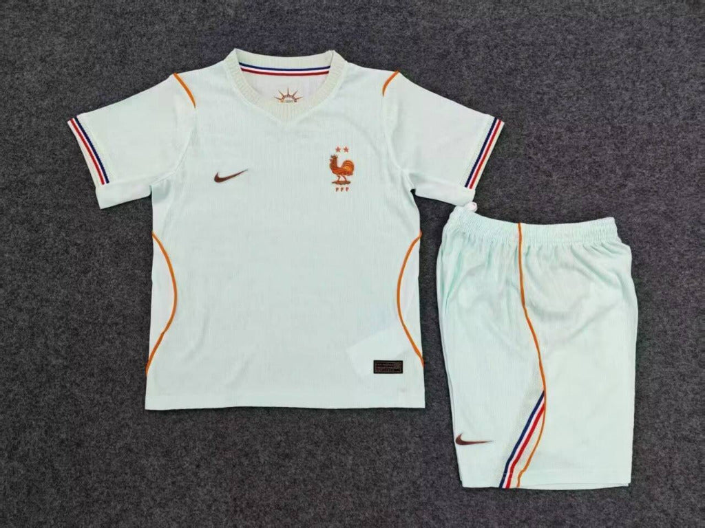 France 2026 Mint Green World Cup Away Kids Jersey Set