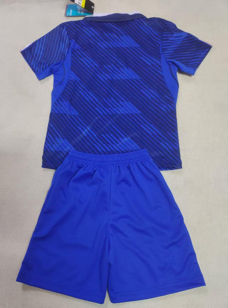 France 26/27 Blue Home Kids Jersey Set