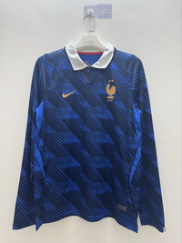 France 26/27 Blue World Cup Home Long Sleeve Jersey