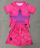 France 26/27 World Cup Hyper Pink Goalkeeper Kids Jersey Set