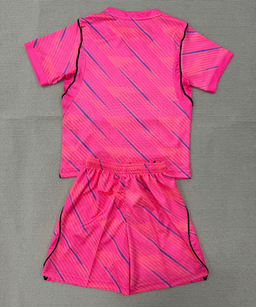 France 26/27 World Cup Hyper Pink Goalkeeper Kids Jersey Set