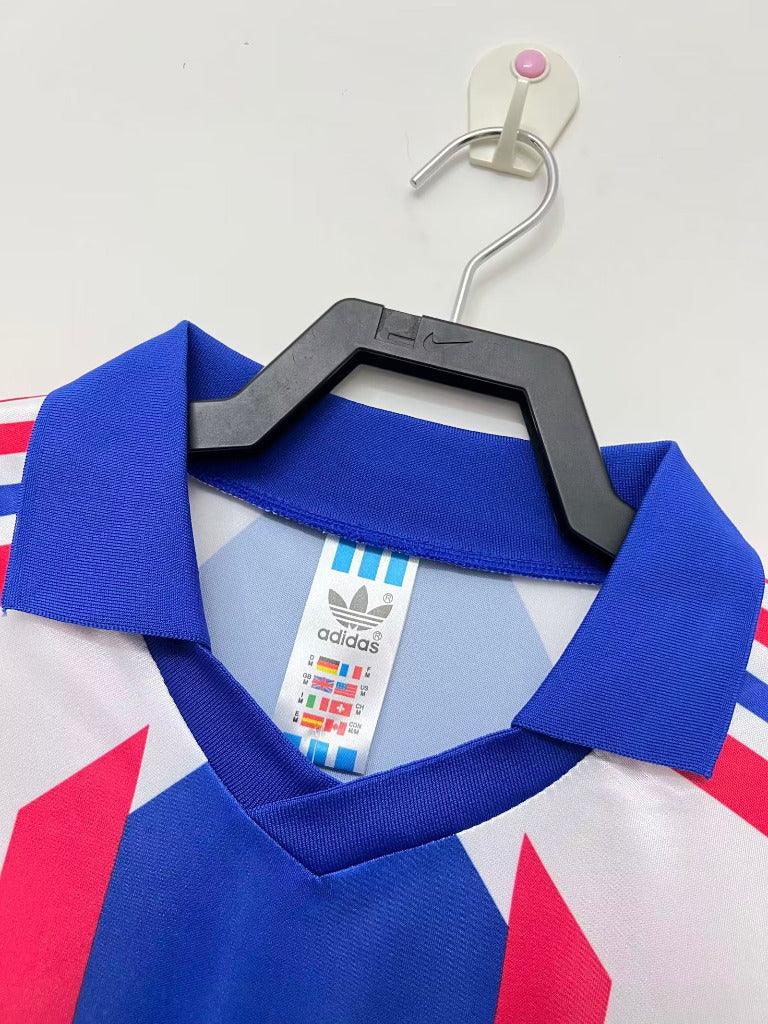 France1990 Vintage Retro Home World Cup Jersey