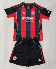 Frankfurt 25/26 Red/Black/White Home Kids Jersey Set
