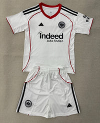 Frankfurt 25/26 White/Red/Black Away Kids Jersey Set