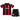 Frankfurt 26/27 Red/Black Stripes Home Kids Jersey Set