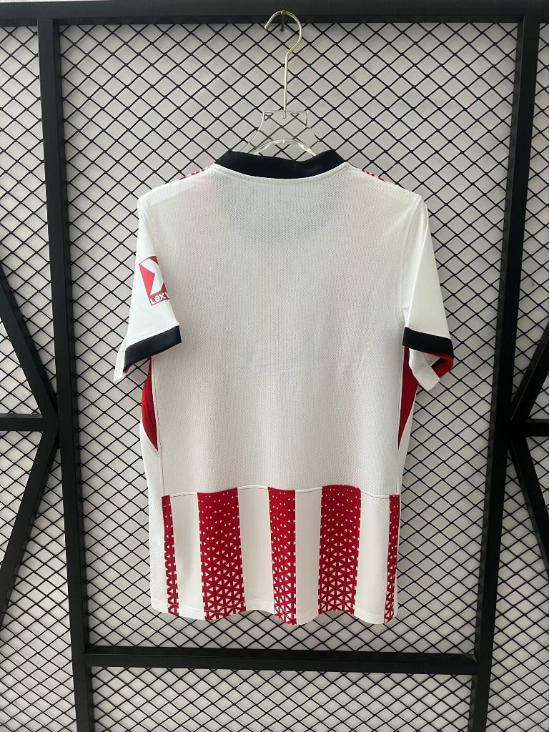 Freiburg 25/26 Red/White Stripes Home Jersey