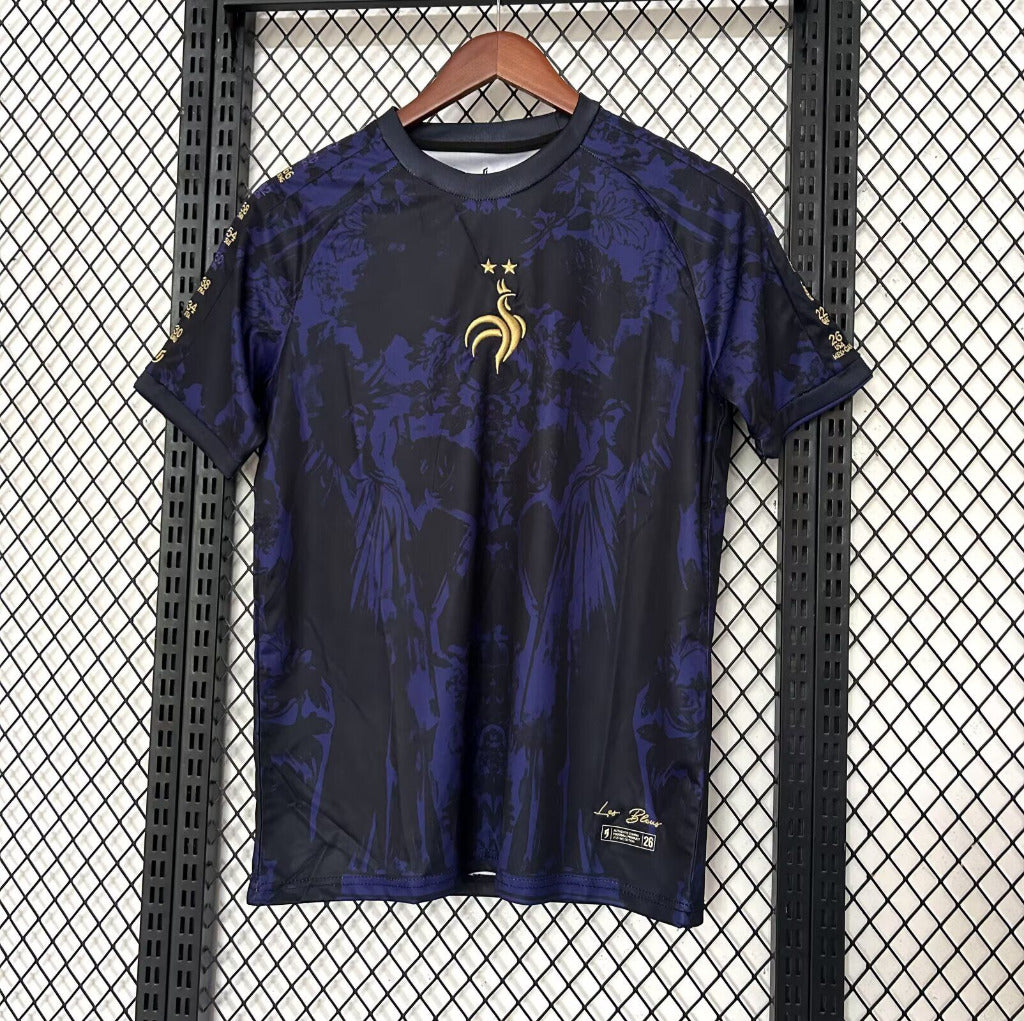 French 2026 Black Purple Special Edition training Jersey