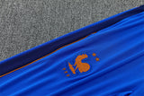 French 26/27 Royal Blue with Red Trim Training Tracksuit Set