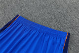 French 26/27 Royal Blue with Red Trim Training Tracksuit Set