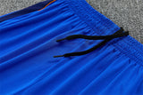 French 26/27 Royal Blue with Red Trim Training Tracksuit Set