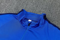 French 26/27 Royal Blue with Red Trim Training Tracksuit Set