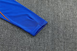 French 26/27 Royal Blue with Red Trim Training Tracksuit Set