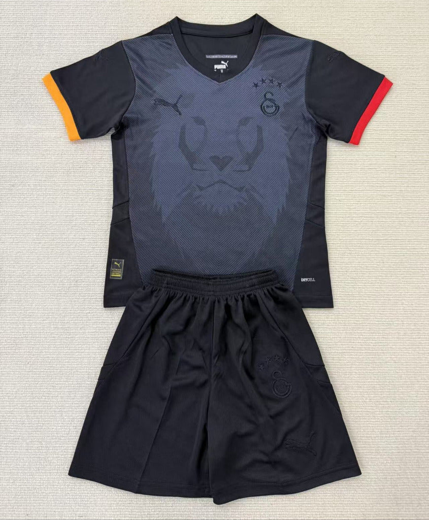 Galatasaray 25/26 Black Special Edition Kids Jersey Set