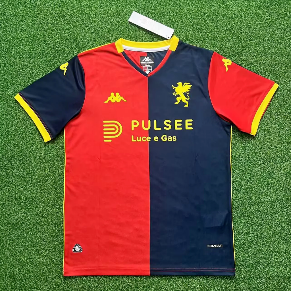 Genoa 25/26 Orange/Blue Home Jersey