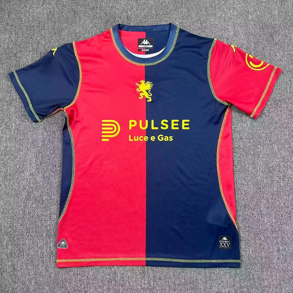 Genoa 25/26 Red/Blue Fourth Jersey
