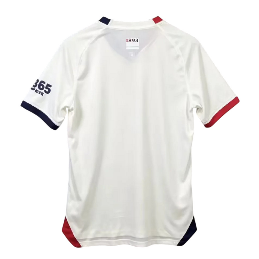 Genoa 26/27 White/Red/Navy Blue Away Jersey
