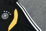 German 26/27 Black/Red/White Stripes Training Tracksuit Set