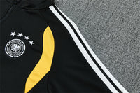 German 26/27 Black/Red/White Stripes Training Tracksuit Set