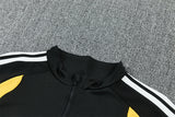 German 26/27 Black/Red/White Stripes Training Tracksuit Set