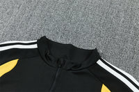 German 26/27 Black/Red/White Stripes Training Tracksuit Set