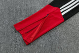 German 26/27 Black/Red/White Stripes Training Tracksuit Set