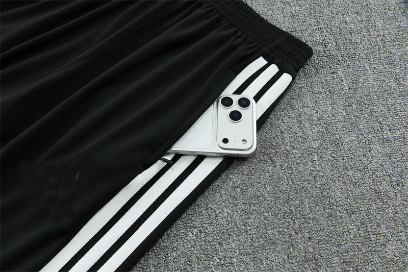 German 26/27 Red/Black/White Stripes Training Tracksuit Set