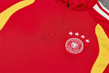 German 26/27 Red/Black/White Stripes Training Tracksuit Set