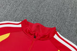 German 26/27 Red/Black/White Stripes Training Tracksuit Set