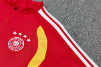 German 26/27 Red/Black/White Stripes Training Tracksuit Set