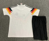 Germany 1990 Vintage Retro Home Kids Jersey Set
