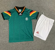 Germany 1992 Vintage Retro Away Kids Jersey Set