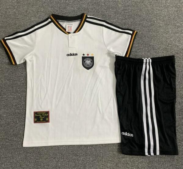Germany 1996 Vintage Retro Home Kids Jersey Set