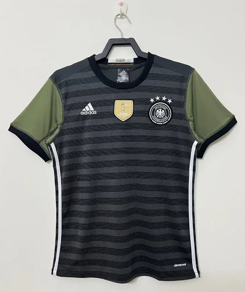 Germany 2016 Vintage Retro Away Jersey