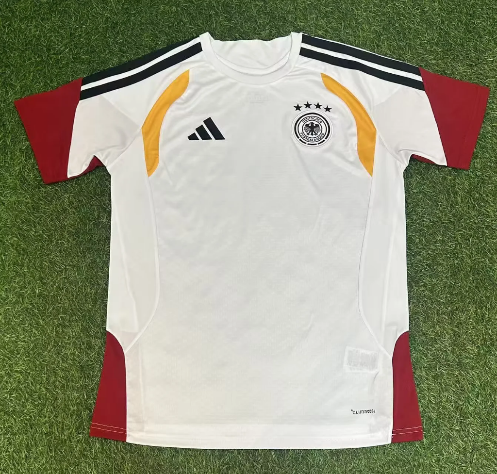 Germany 2026 White/Red/Black Home Jersey