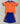 Germany 26/27 Orange/Blue Trim Goalkeeper Kids Jersey Set