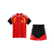 Germany 26/27 Red Polo Kids Jersey Set