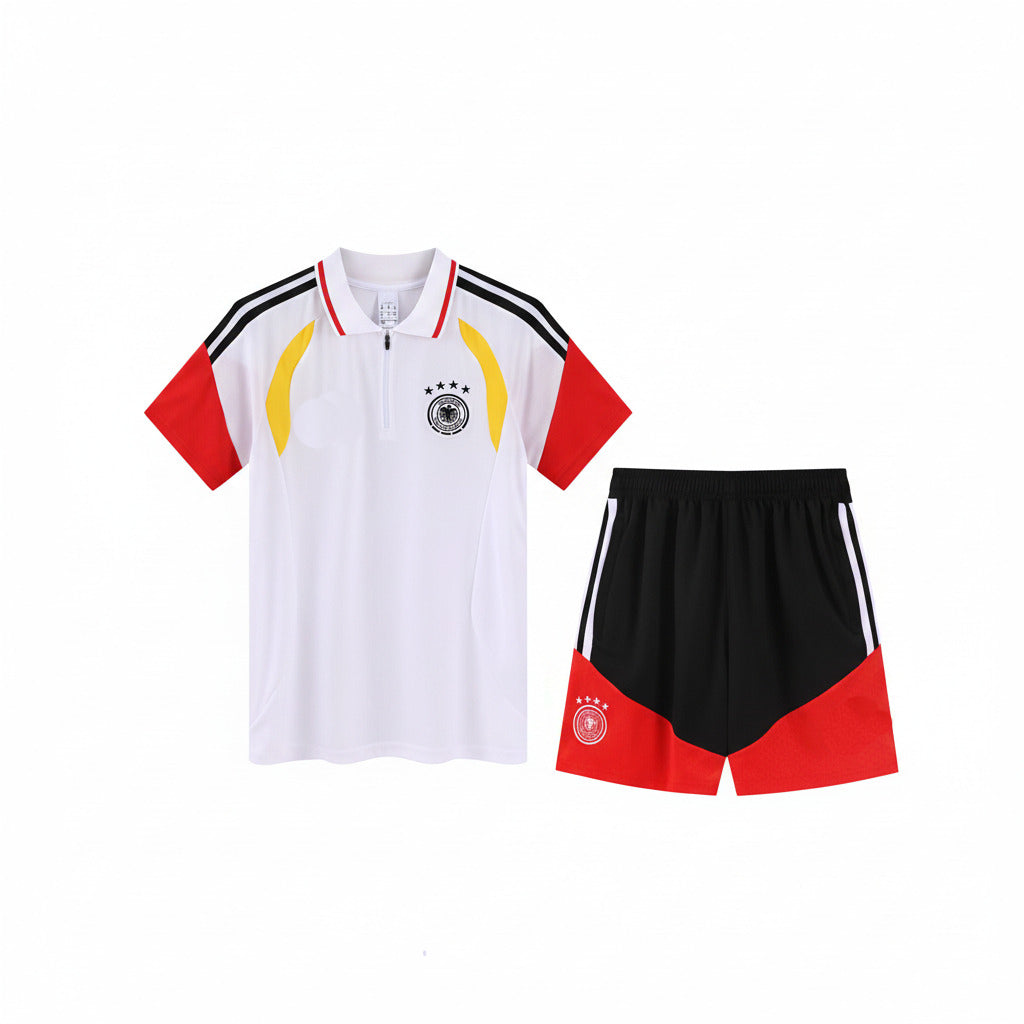 Germany 26/27 White Polo Kids Jersey Set