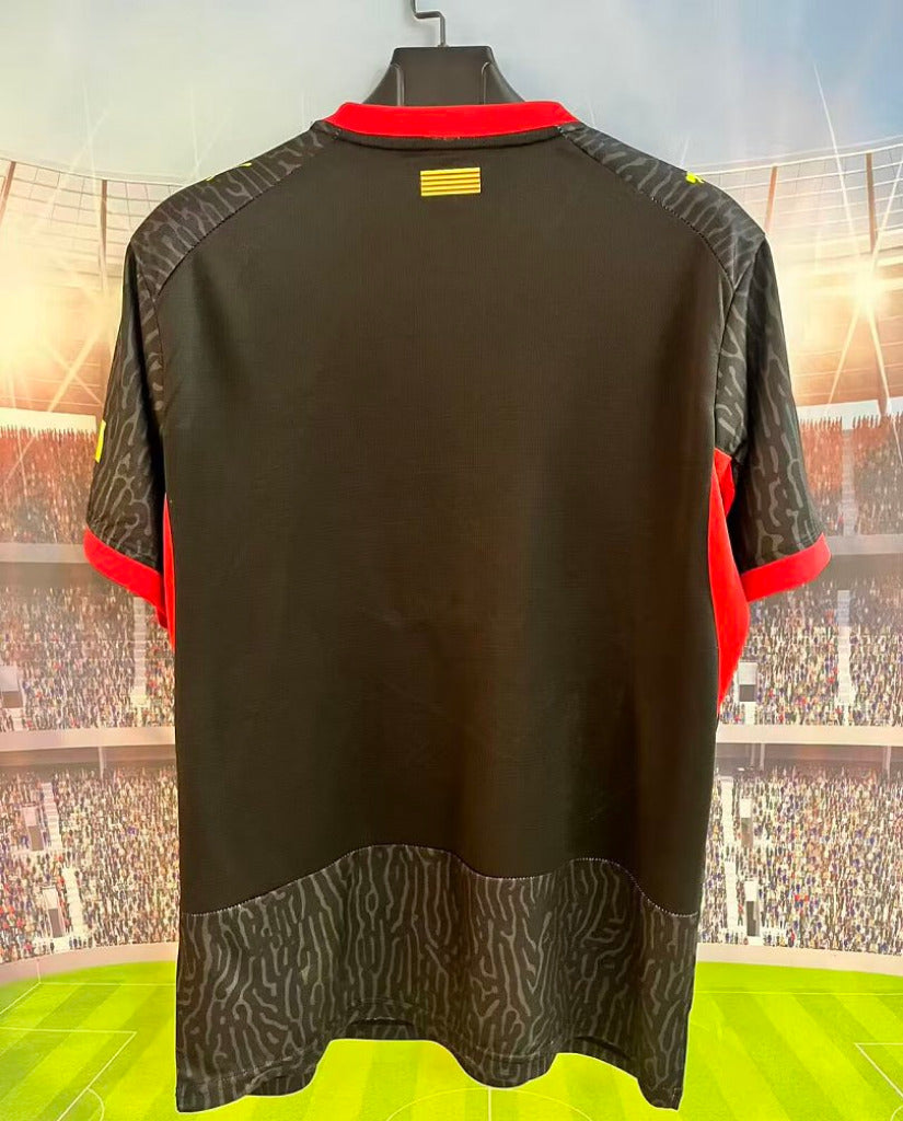 Gerona 26/27 Black/Red Trim Away Jersey