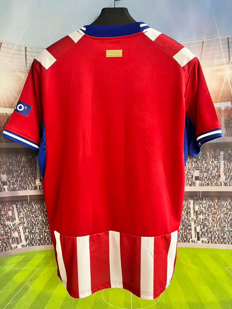 Gerona 26/27 White/Red Stripes Home Jersey