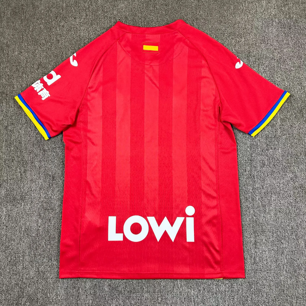 Getafe 25/26 Red/Yellow/Blue Away Jersey