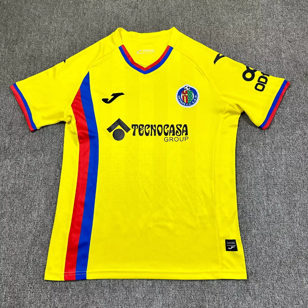 Getafe 25/26 Yellow/Red/Blue Third Jersey