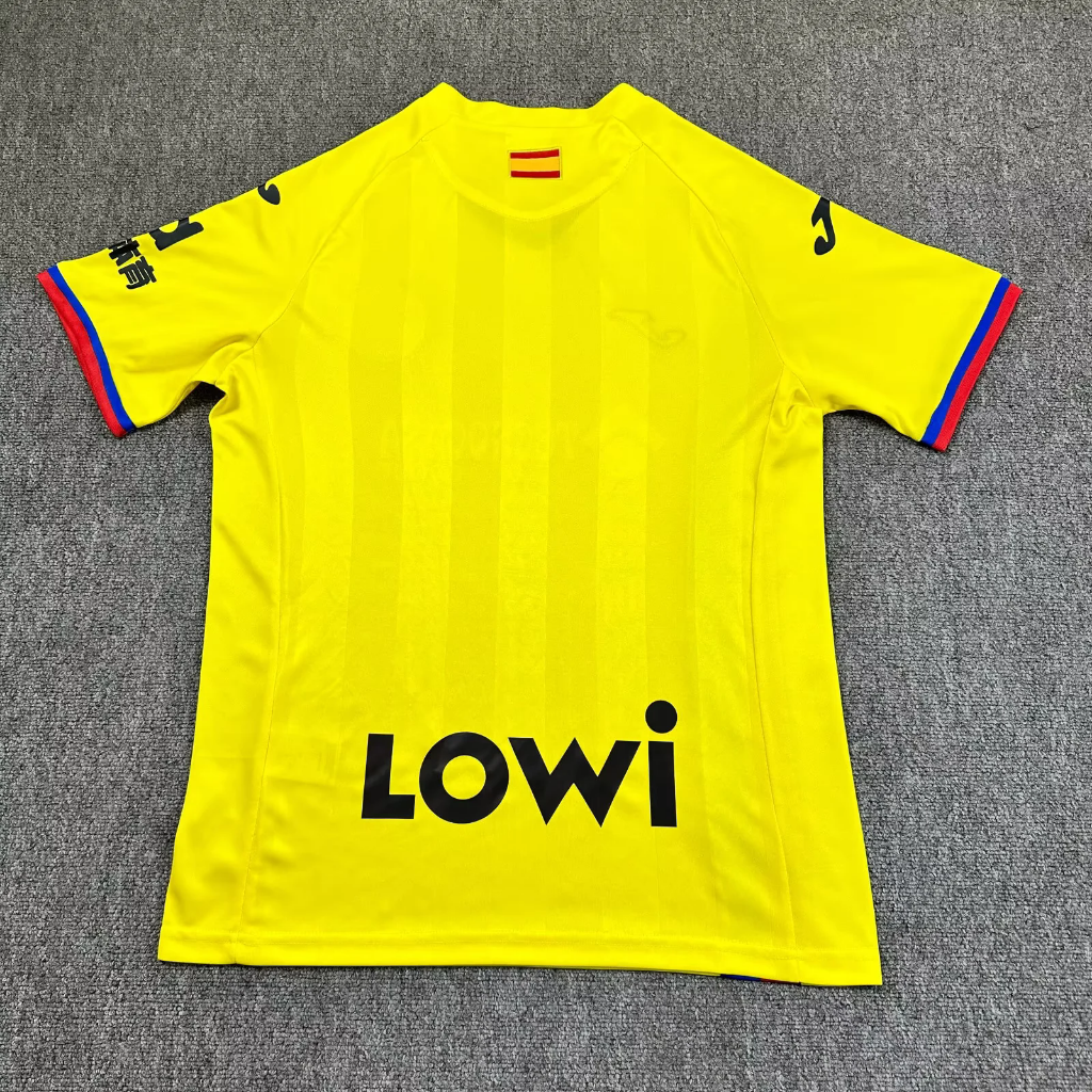 Getafe 25/26 Yellow/Red/Blue Third Jersey