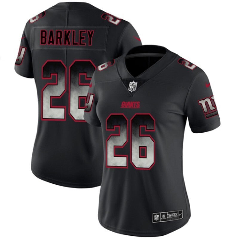 Giants 2021/22 Barkley #26 Black/Red Women NFL Jersey