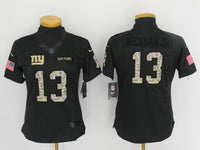 Giants 2021/22 Beckham JR #13 Black Women NFL Jersey