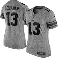 Giants 2021/22 Beckham JR #13 Gray/Black Women NFL Jersey