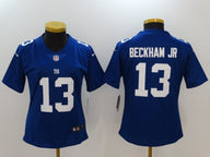 Giants 2021/22 Beckham JR #13 Royal Blue Women NFL Jersey