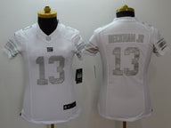 Giants 2021/22 Beckham JR #13 White/Gray Women NFL Jersey