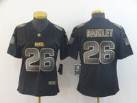 Giants 2022/23 Barkley #26 Black Women NFL Jersey