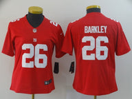 Giants 2022/23 Barkley #26 Red/White Women NFL Jersey